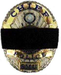 lapd badge with black band