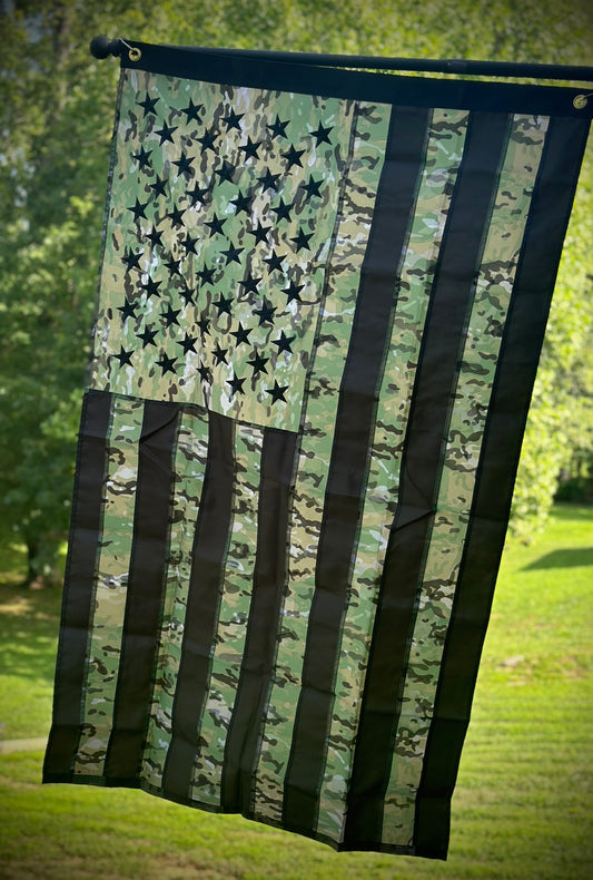 US Multicam Nylon Outdoor Large Flag