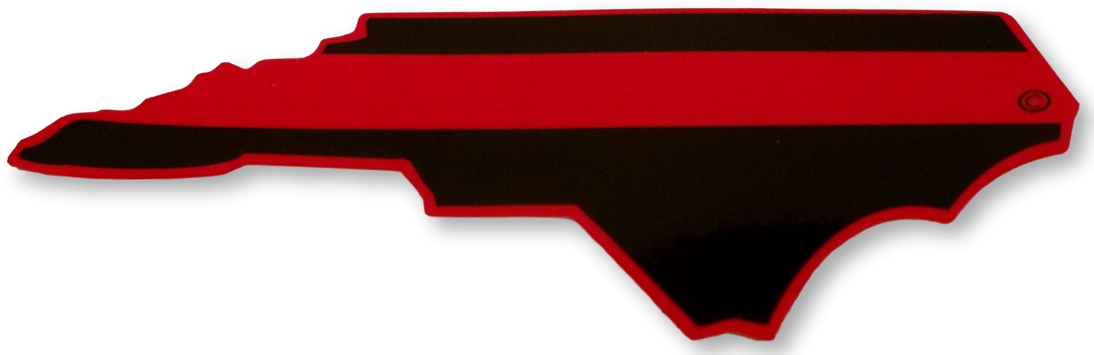 North Carolina State Red Line Decal FrontLine Designs, LLC